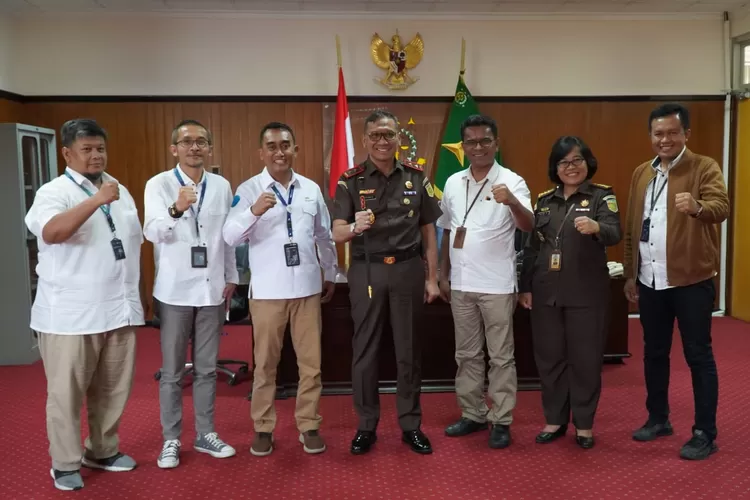 Jajaran PT Pegadaian Kanwil XI Semarang melakukan audiensi dengan Kejaksaan Tinggi Yogyakarta, Selasa (21/3/2023).  (Istimewa)