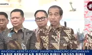 Presiden Jokowi berpesan saat peresmian kereta cepat Indonesia: Kita semua agar tidak alergi terhadap kritik
