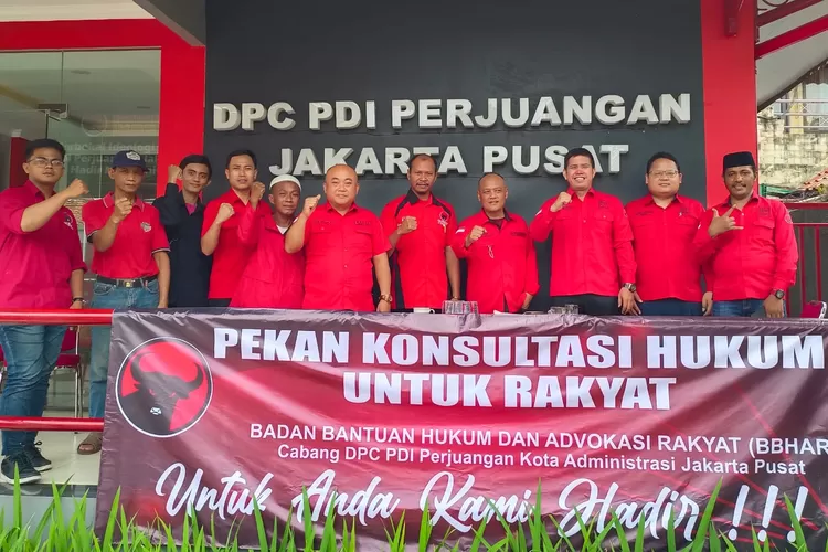 BBHAR PDIP Jakpus Gelar Pekan Konsultasi Hukum, Bantu Rakyat Dapatkan Keadilan dan Sadar Hukum (Dokumen BBHAR PDIP Jakarta Pusat)