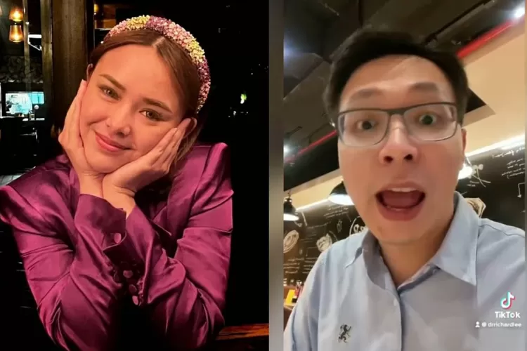 Amanda Manopo di sentil Richard Lee (foto;dok/instagram @mandaskatic.629 @dr.richard_lee)