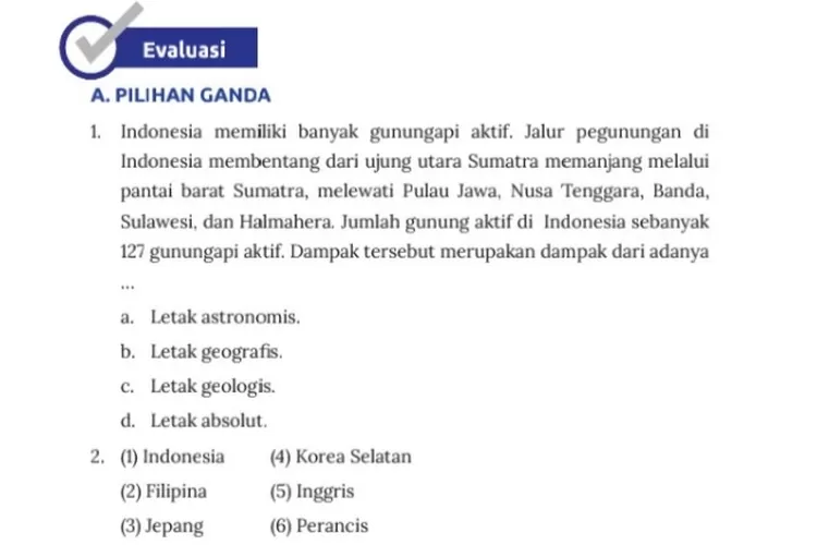 Kunci Jawaban IPS Kelas 8 Halaman 60, 61, 62 Kurikulum Merdeka ...