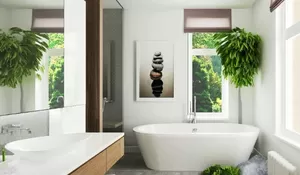 8 Inspirasi Desain Kamar Mandi Semi Terbuka yang Cocok Buat Warga Depok, Suasana Alam makin Terasa