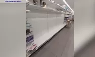 Panic buying terjadi di beberapa supermarket di Israel pasca serangan Hamas dari wilayah Gaza Palestina