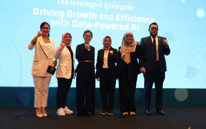 VP Cloud Business Telkomsigma Wita Astari dalam acara Business Insight Session &ldquo;The Intelligent Enterprise: Driving Growth and Efficiency with Data&ndash;Powered AI&rdquo;, beberapa waktu yang lalu.
