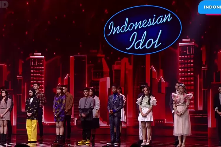 Top 15 Peserta Indonesian Idol Season 12 yang Lolos, Tiga Peserta Diselamatkan oleh Juri (Tangkapan Layar)