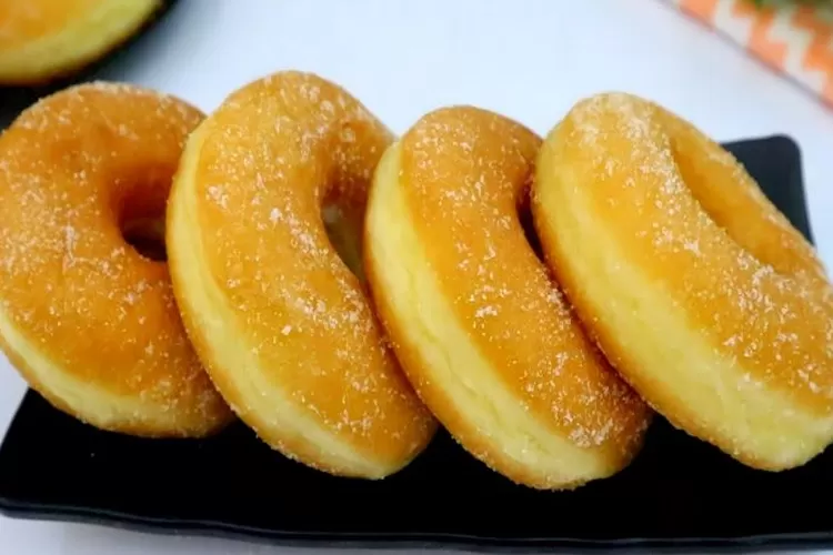 Resep Donat Cake Atau Cake Donat Empuk Mengembang Bahan Sederhana Tanpa ...