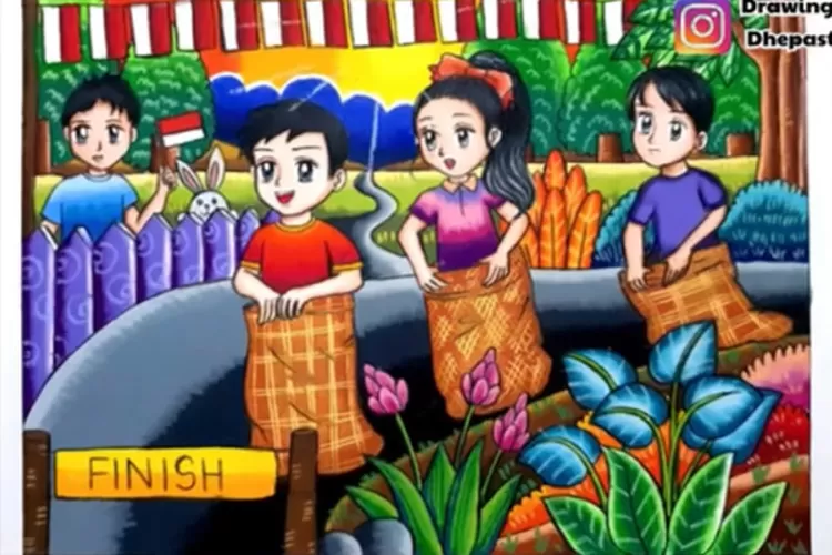 60 Ide Lomba 17 Agustus Unik Untuk Anak Sekolah SD, SMP, SMA, Ibu-ibu, Bapak-bapak, Berkelompok, Individu (Gorajuara.com/dok : Tangkapan Layar YouTube/Fifitan)