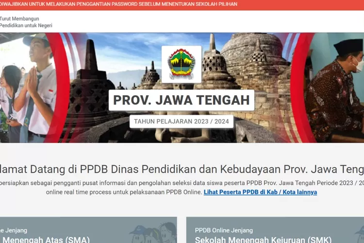 Ilustrasi PPDB SMA di Jawa Tengah.