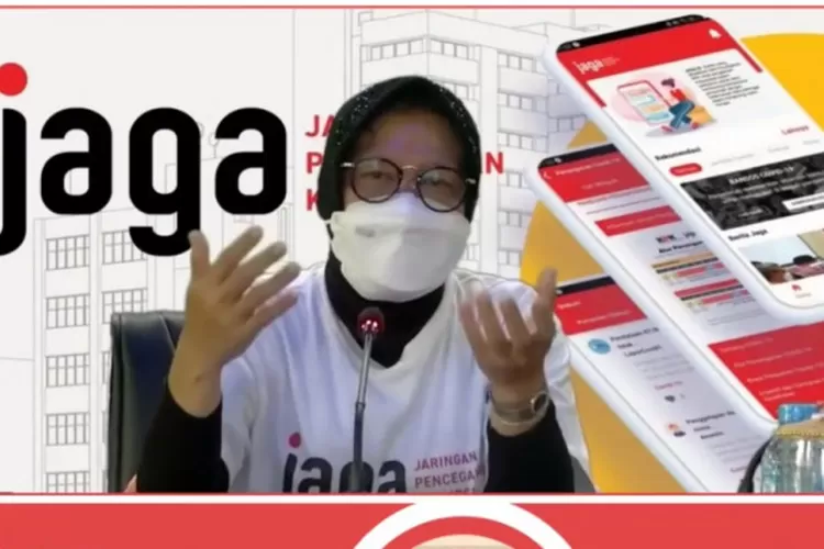 Menteri Sosial Tri Rismaharini dalam serial webinar JAGA Bansos secara daring di Jakarta, Kamis (19/8/2021). ((ANTARA/HO-Kemensos))