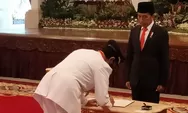 Presiden Jokowi lantik Sri Sultan HB X dan Paku Alam X sebagai Gubernur dan Wakil Gubernur DIY masa 2022-2027