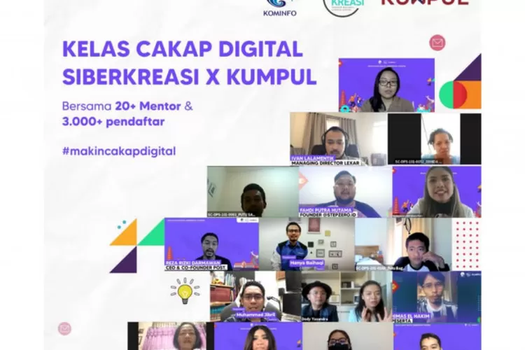 Kelas Cakap Digital Siberkreasi X KUMPUL.  (ANTARA/Kominfo)