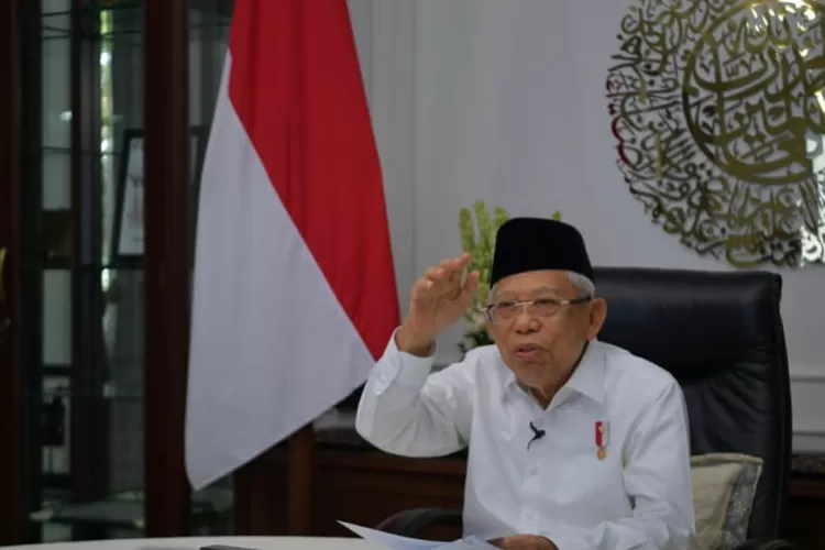 Wakil Presiden Ma'ruf Amin (ANTARA/Erafzon Saptiyulda AS/ho bpjamsostek)