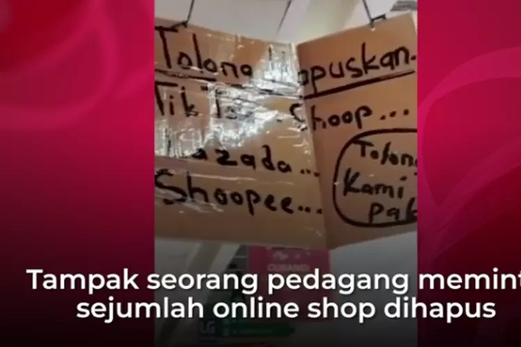 pedagang Pasar Tanah Abang Jakarta berharap Tiktok shop dan e commerce dihapus karena sebabkan sepi pembeli (Tangkap layar Youtube TV One News)