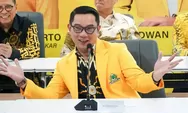 Ridwan Kamil diisukan akan jadi Cawapres Ganjar Pranowo, ini pandangan dari partai Golkar