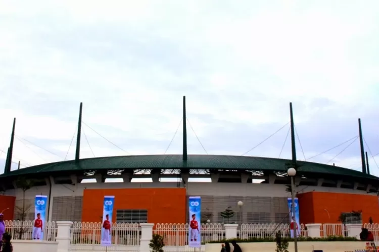 Stadion Pakansari di Cibinong, Kabupaten Bogor jadi cemoohan. Foto/Pemkab. (Foto/Pemkab.)