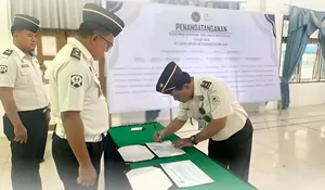 Lapas Padangsidimpuan Laksanakan Penandatanganan Komitmen Bersama Pembangunan Zona Integritas dan Pakta Integritas Tahun 2026
