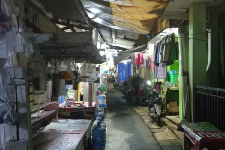 Kondisi Gang Jati di Mampang Prapatan yang pernah jadi tempat tinggal AS, orang yang namanya tercantum di BPKB Jeep Rubicon milik Rafael Alun Trisambodo.