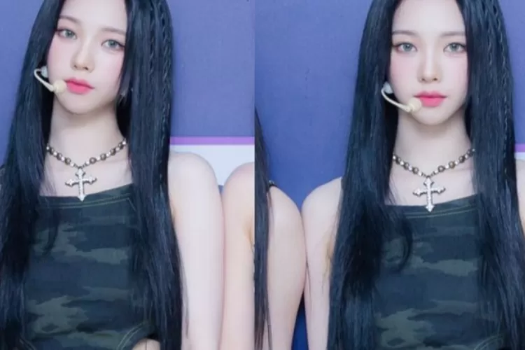 Leader aespa kembali membuat penggemarnya terpesona dengan warna rambut hitam panjang (Tangkapan Layar Twitter/@karinapics)