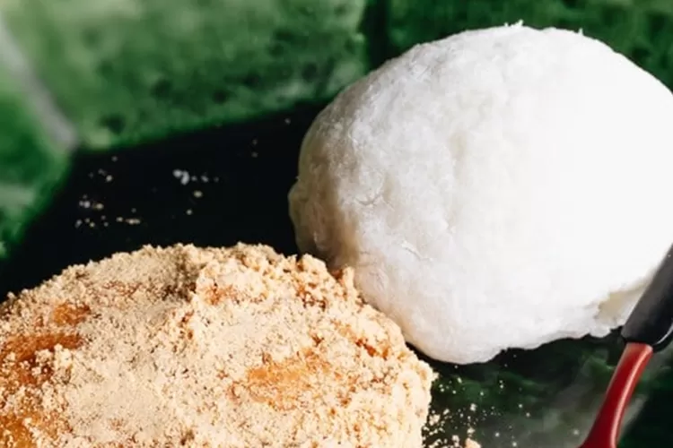 Ilustrasi kue Mochi ala Jepang