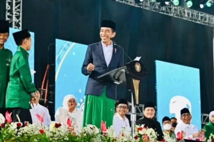 Hadiri Festival Tradisi Islam Nusantara, Jokowi: Kearifan Alim Ulama Membuat Bangsa Ini Kokoh Rukun Bersatu. (BPMI Setpres)