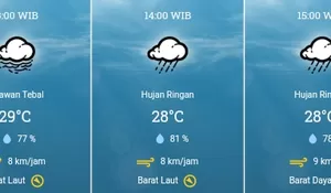 Cuaca Saat Pemungutan Suara Pilkada Rembang 27 November 2024: Berawan Tebal dan Hujan Ringan